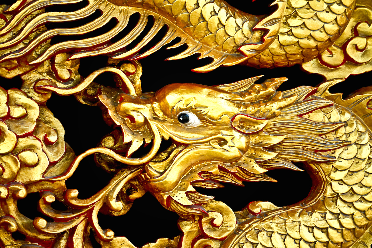 drago d'oro d'oriente